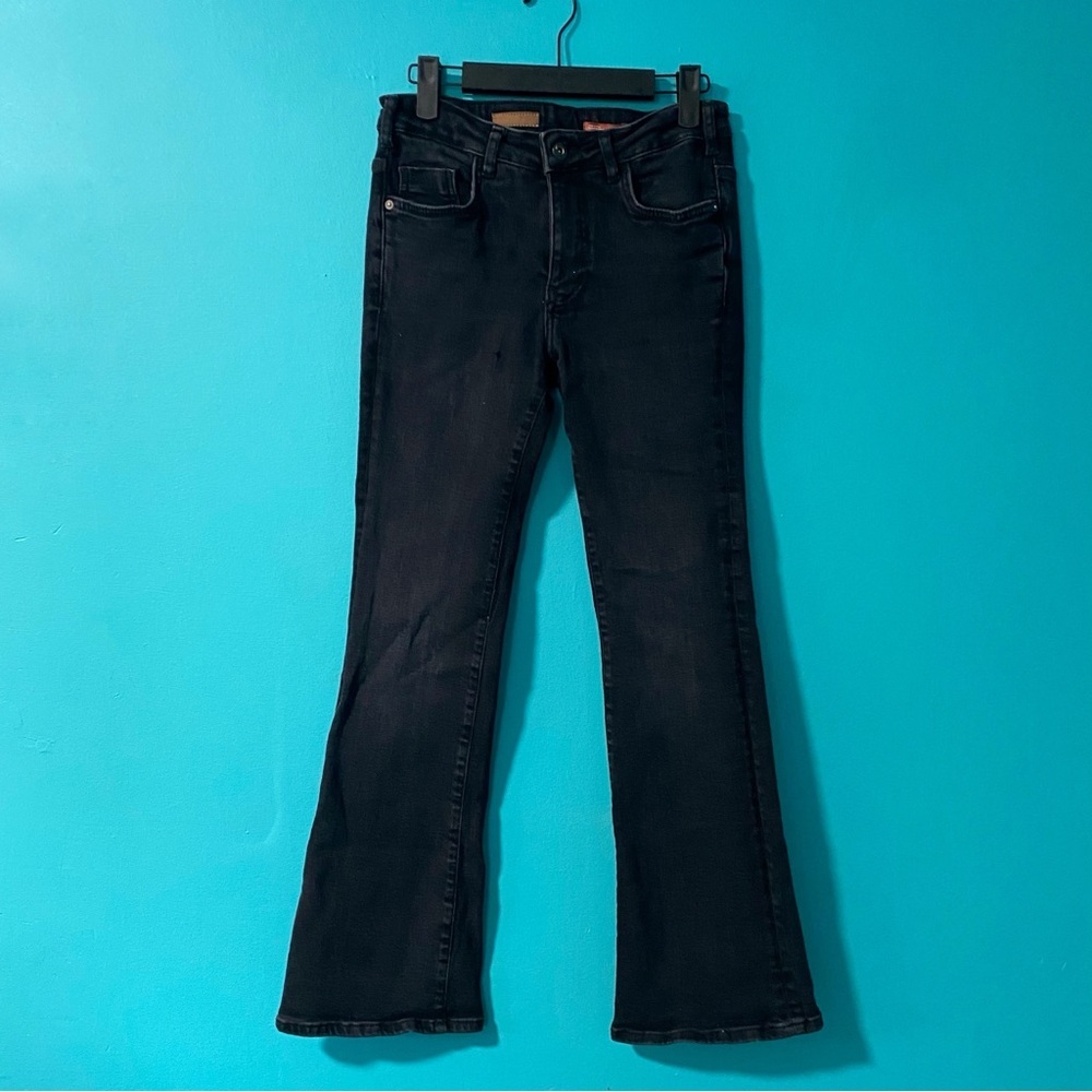 Anthropologie Pilcro and the Letterpress 25 The Demilune Black Bootcut Jeans